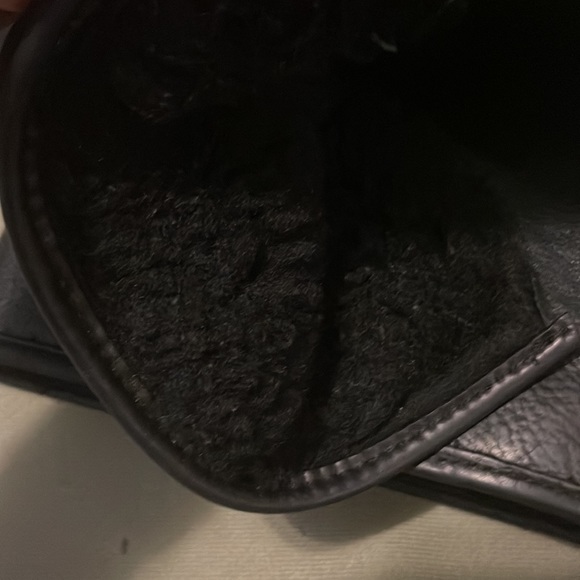 UGG Australia black leather womens Boots size 8” - Picture 10 of 12